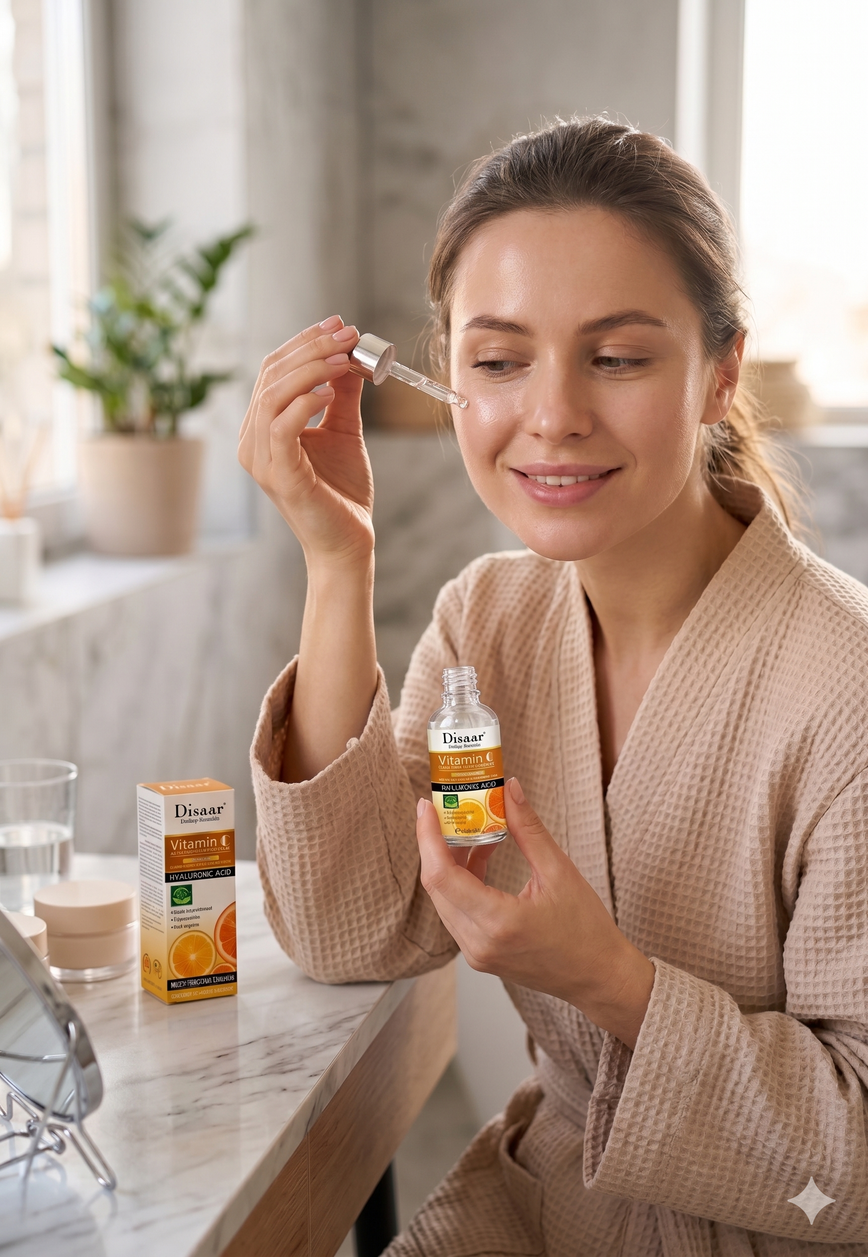SERUM VITAMINA C CON ACIDO HIALURONICO