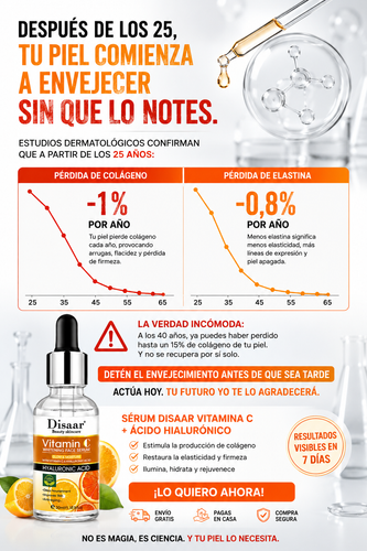 VitaFlash C™ — Vitamina C + Hialurónico Hidratación Extrema & Efecto Glow