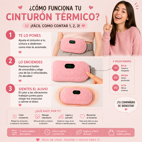 CicloZen™– Calor inteligente que calma el dolor menstrual al instante.