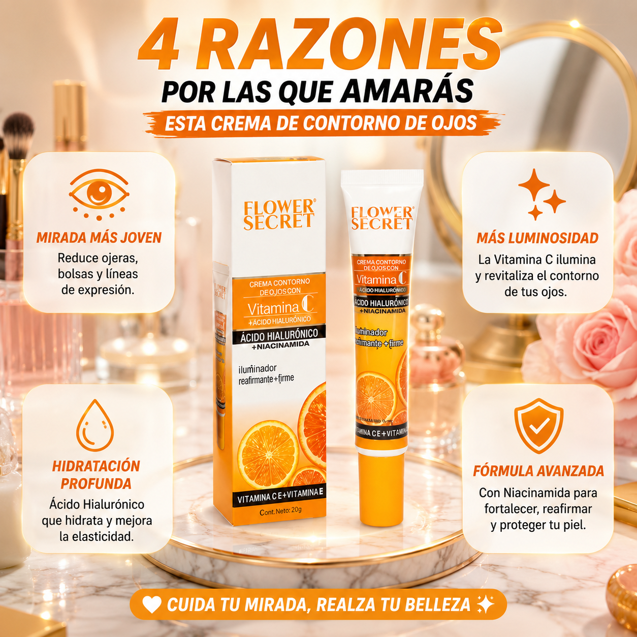 Golden Glow C - Anti-Manchas, Antioxidante y Rejuvenecedora