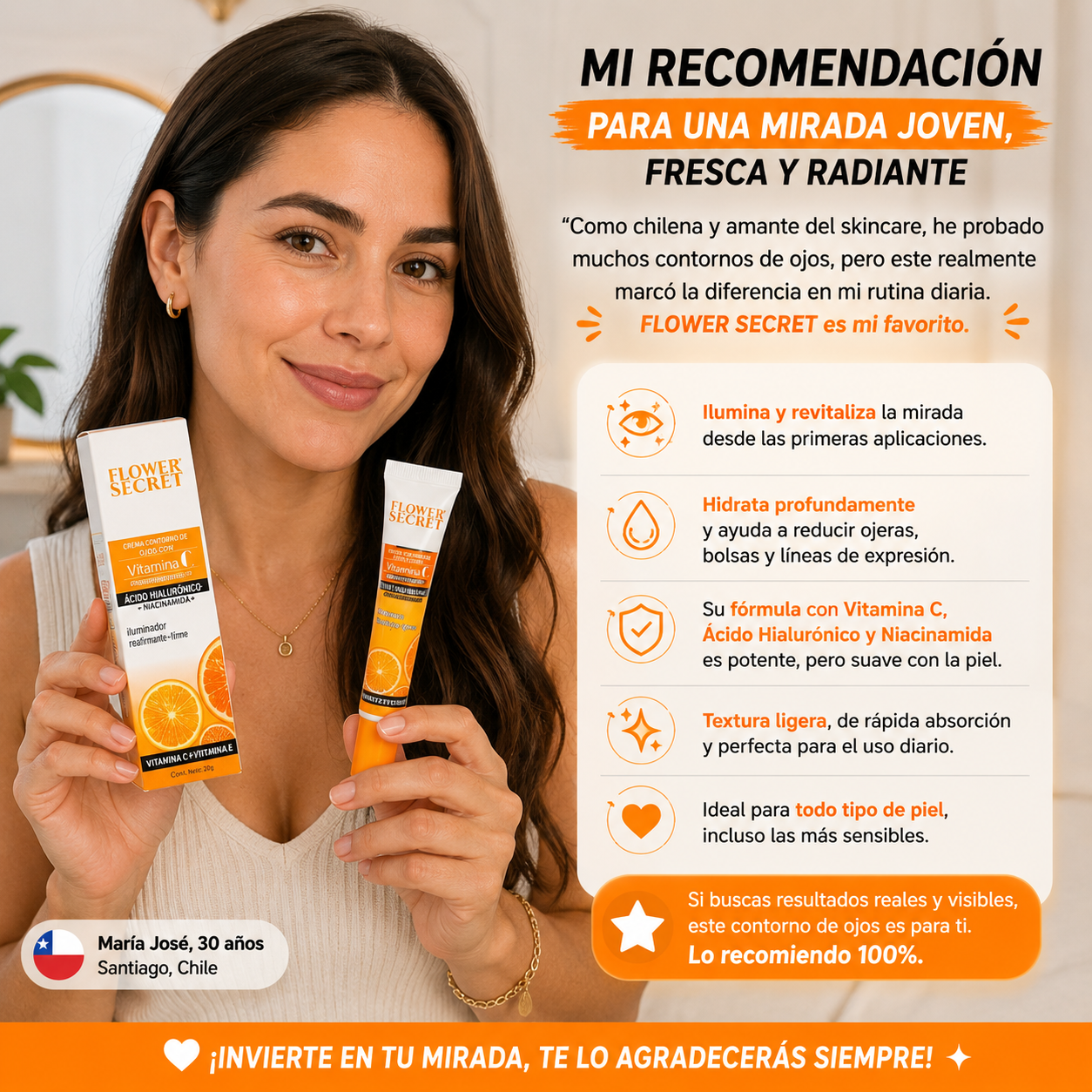Golden Glow C - Anti-Manchas, Antioxidante y Rejuvenecedora